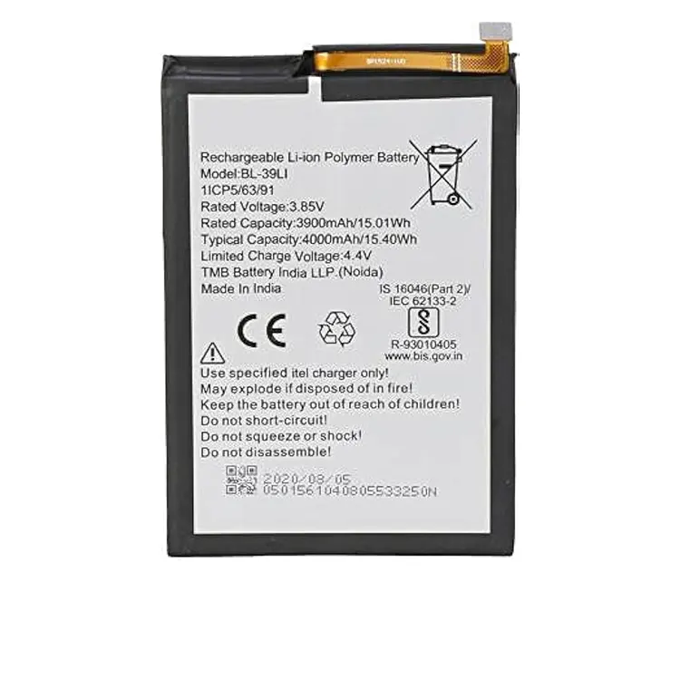 Replacement for ITEL VISION 1 / ITEL A56 BL-39LI BATTERY - Quality Phone Parts in Sri Lanka